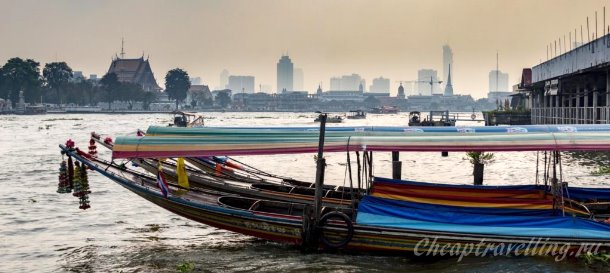  Лодка в Таиланде в Бангкоке