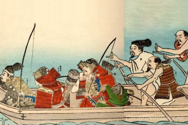 Японцы в лодке